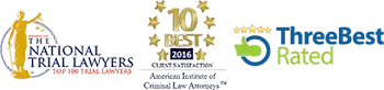 National Trial Lawyers, Best, ThreeBest Rated awards